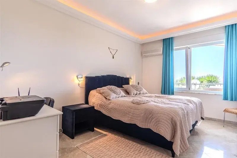 Alanya: Möblierte Wohnung mit Meer und Burgblick in Alanya/ Mahmutlar! 