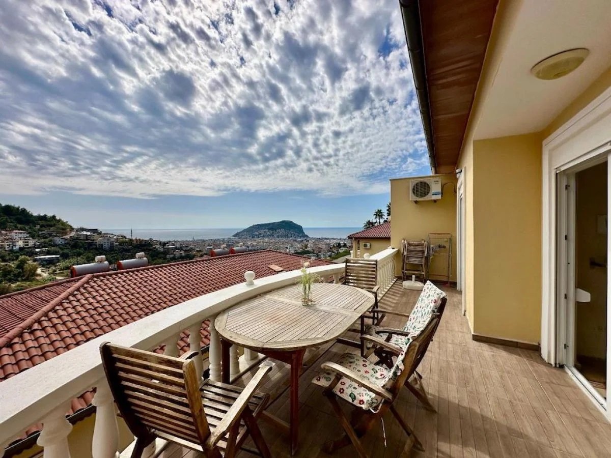 Alanya: Meerblick Wohnung in Alanya Tepe Alanya: Meerblick Wohnung in Alanya Tepe