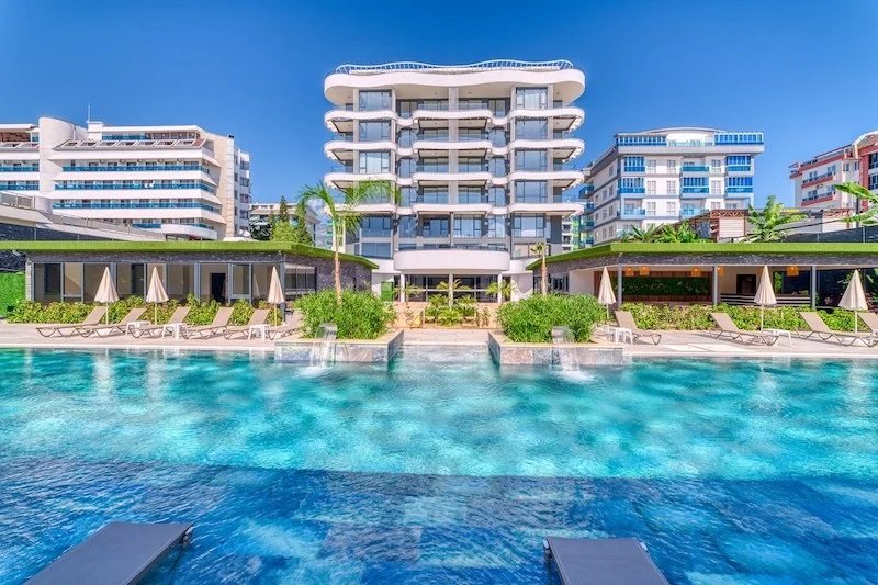 Alanya: Selterner Luxus die Residenz direkt mit Strandzugang 