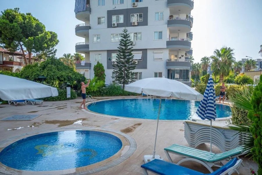 Alanya: Strandnahe Meerblick Wohnung in Alanya/Tosmur 